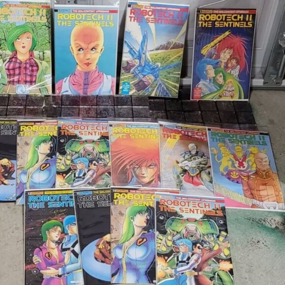 ROBOTECH II THE SENTINELS MALCONTENT UPRISINGS #1-12 1989 ETERNITY! RARE! SIGNED - Picture 2 of 13